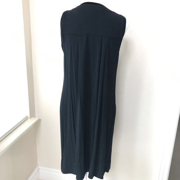 J Jill Black Velvet SET Tank Dress & Velvet Jacket Topper - Picture 3 of 8